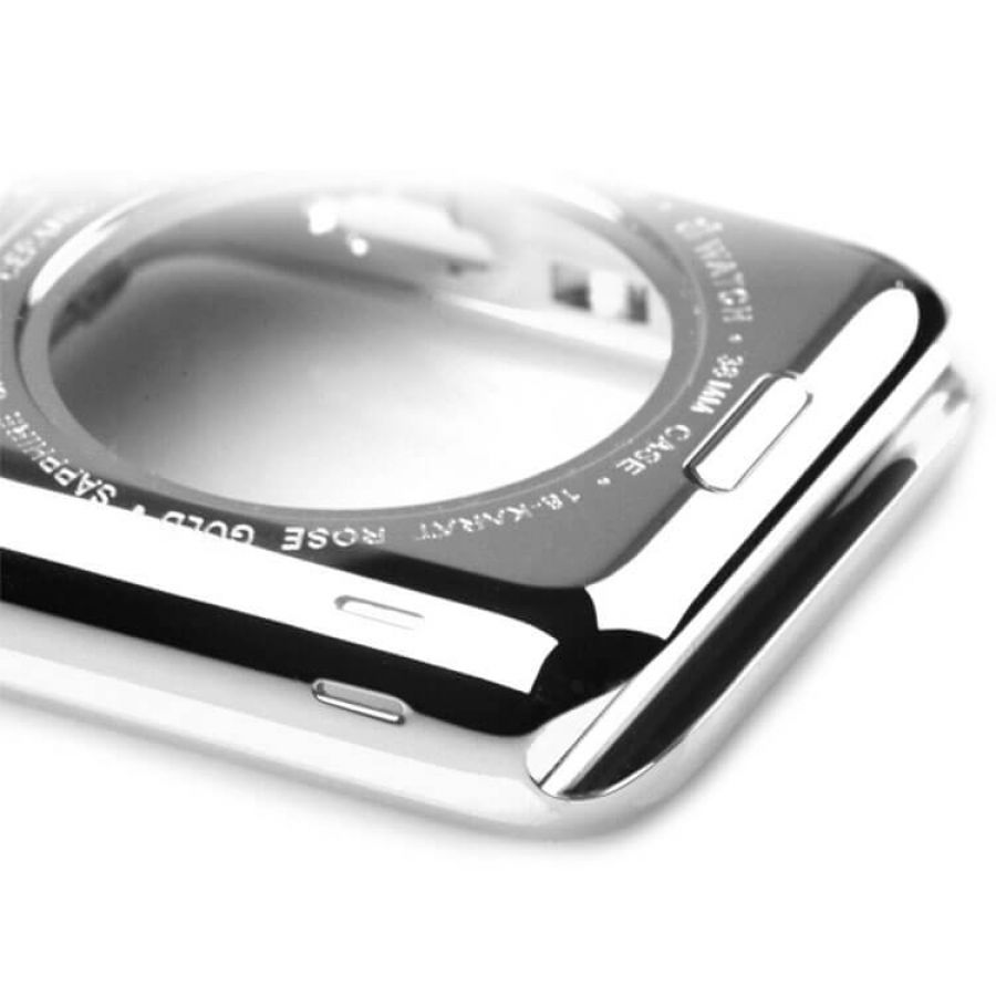 Luxury bling sliver platinum apple watch housing